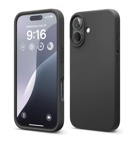 LIRAMARK Liquid Silicone Soft Back Cover Case for Apple iPhone 16 Plus (6.7 inch) (Black) (B0DG2BPKZF) Amazon Price History, Amazon Price Tracker