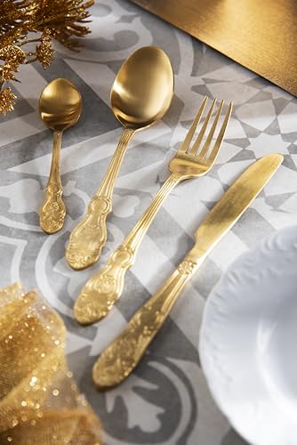 Couverts Baroque or Excelsa pour sublimer une table sans changer de vaisselle - 7