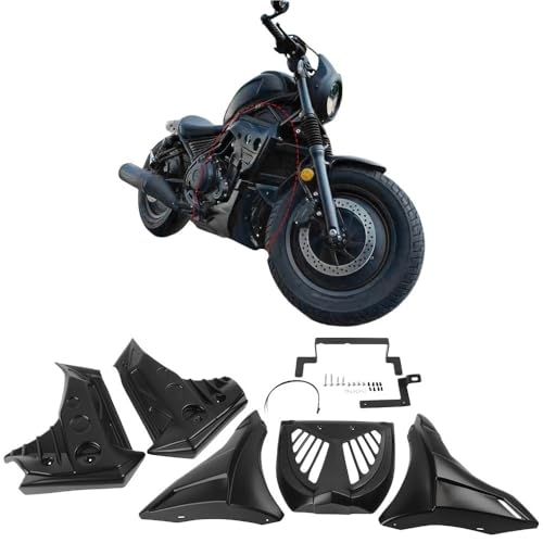 Bas caisse Rebel CMX500 cache pour masquer les câbles du cadre moto