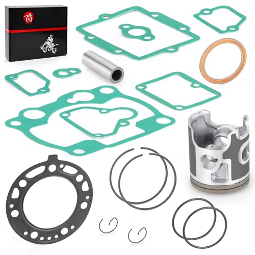 Top End Rebuild Kit STD 66.4mm Piston Ring Gasket For Kawasaki KX250 1993-2003