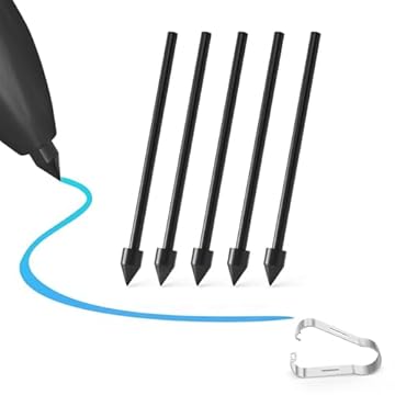 Ponta de Substituição para S Pen, Compatível com Samsung Galaxy Note 10, Note 20, Tab S6 Lite, S7, S8, S9, S7FE, S9FE e S22U, Inclui um Extrator (1 extrator e 5 pontas de substituição)