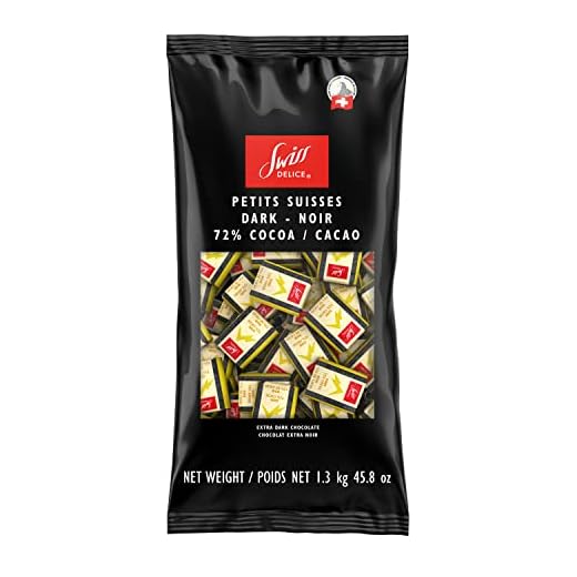 Swiss Delice Dark Chocolate Squares Bulk
