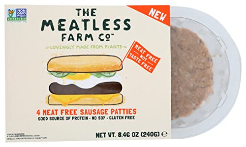 The Meatless Farm Co., Plant Based Sausage Patties, 8.46 Ounce