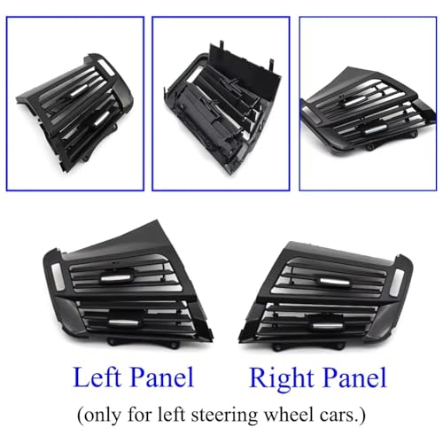 Grille de ventilation centrale en ABS durable pour console avant X6 F16 - 4