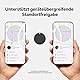 2025 AI Tag Android Smart Tag, Schlüsselfinder KeyFinder kompatibel mit Google Mein Gerät Finden APP (Android NUR), Bluetooth Key Finder für Gepäck/Taschen/Koffer/Brieftasche,2 Pack