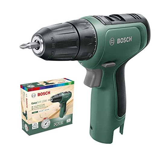 Bosch Taladro/atornillador a batería EasyDrill 1200 (sin batería, sistema de 12 V, en caja de cartón)