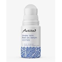 Actitud Underarm Roll On Serum - Roll On Deo for Women & Men with 5% AHA &3% Kojic Acid for Brightening & Odour Control - No Alcohol & Long Lasting Aqua Fresh- 50ml
