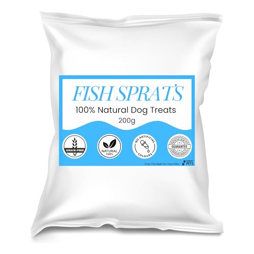 Premium Natural Dog Treat (200g, Fish Sprats), 200 g (Pack of 1)
