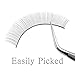 30 Pairs Practice Lash Strips Training Lashes for Eyelash Extensions Supplies Practice Eyelash Strips Lash Training Kit Lash Extension Supplies for Mannequin Head Beginner by SRCKFIZ