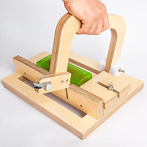 Evinis ZH-MZ-STYLES Wooden Soap Cutter Adjustable Wire Slicer Cutting Tool thumb #2