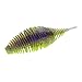 Vaveren Soft Equipment Practical Lightweight Supplies Worm Grub Artificial Lure Fishing Accessories for Reservoirs River, Grass Green