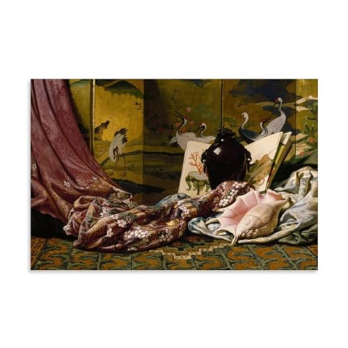 Nature Morte Japonaise Elihu Vedder Impression Toile Premium