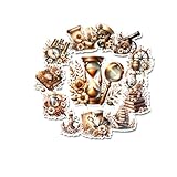 10 Handmade Vintage Maritime Stickers Glossy Stickers for Journals, Scrapbooks, Laptops & Crafts