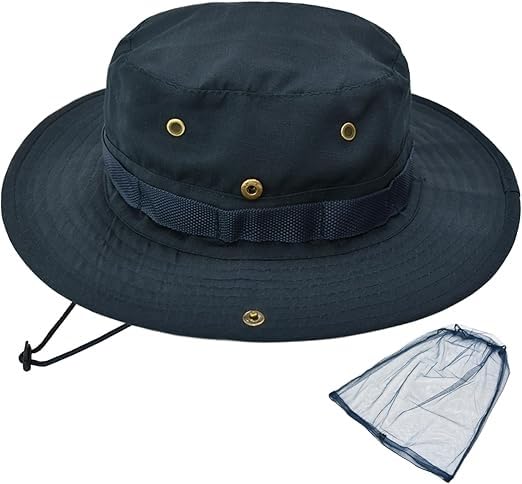 Image of Sun Hats for Men Women Bucket Hat UPF 50+ Boonie Hat Foldable UV Protection Hiking Beach Fishing Summer Safari