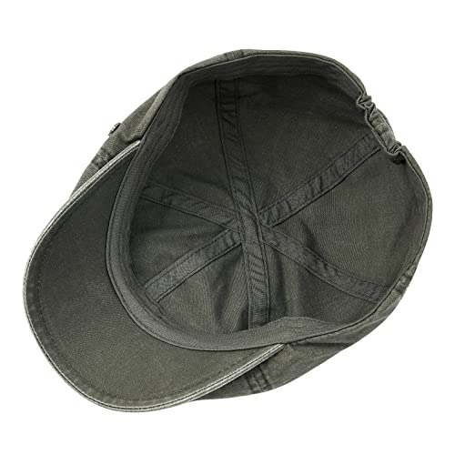 Image of VOBOOM Cotton Flat Cap Cabbie Hat Gatsby IVY Cap Irish Hunting Hat newsboy