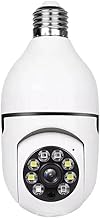 INVICTO Wi-Fi CCTV Camera E27 MODEL1080p Wireless PTZ Bulb Shape V380 Pro | Indoor 360° Smart Home Security Camera Light Vision 24x7 Continuous Recording with Motion Sensor LED Lights