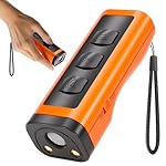 Dog Bark Deterrent Devices Rechargeable Anti-Barking Device for Dogs 50ft Long Range Ultrasonic Correct Your Dog's Bad Behavior at The Push of aButton Better Than Shock Collars