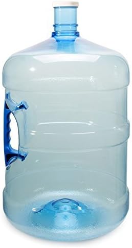 5 Gallon BPA FREE PET Plastic Reusable Water Bottle Container Jug (Made in USA)