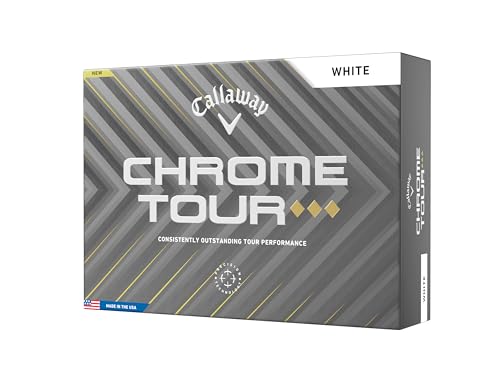 Callaway Golf Chrome Tour Triple Diamond Golf Balls (White)