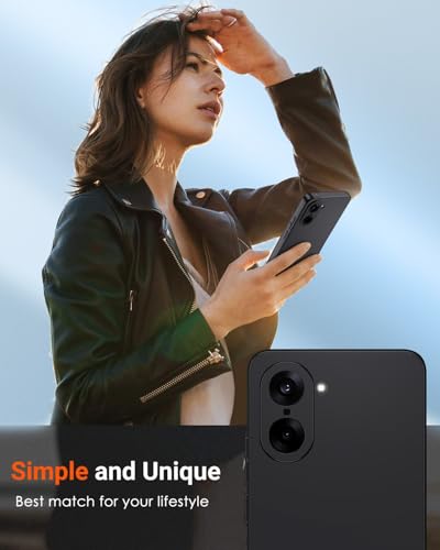 iVoler Etui silikonowe do Oneplus Nord CE 5 5G z ochroną aparatu, ultra cienkie miękkie etui z TPU odporne na zarysowania i wstrząsy etui ochronne, czarne