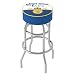 Trademark Gameroom Corona Extra Chrome Padded Bar Stool with Swivel - Label Design - by Corona