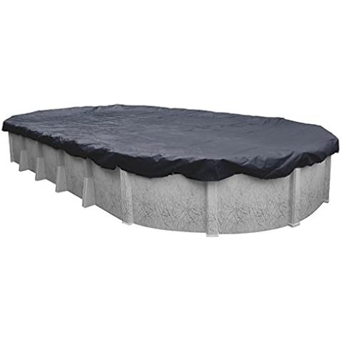 Robelle 361218 Economy Winter Cover for 12 by 18 Foot Oval Above-Ground Swimming Pools Cover