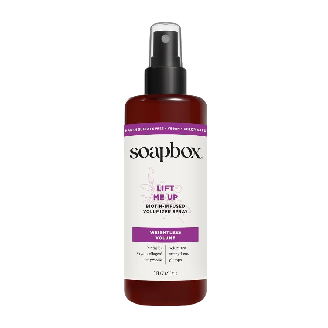 Soapbox Lift Me Up Volumizing Hair Spray - Adds Lift, Shine, & Volume - 8oz