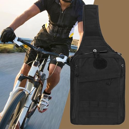 Sling Bag - Waterproof Hiking Backpack | Water Resistant Bag | Multipurpose Men Fashion for Adventure Fishing Biking Fitness Work Commuting Camping Sports Everyday Walking Riding3