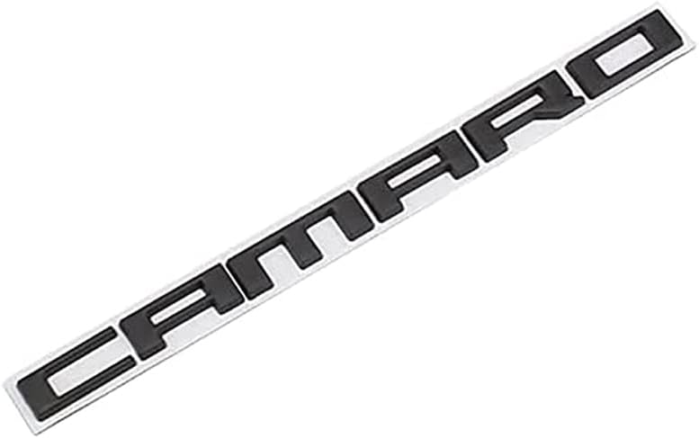 KLCLTTI 3d Car Logo Badge, for Chevrolet CAMARO ZL1 1LE ABS Car Logo Letters Emblem and Car Front Grille Sticker Emblem Badge