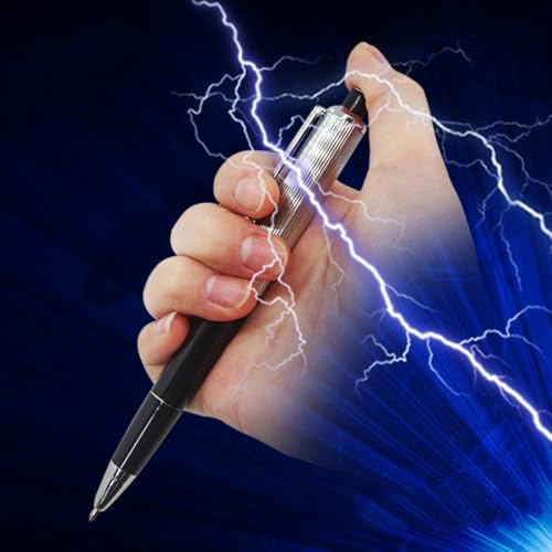 Image of SHAKTISM Electric Shocking Prank Toy - Funny Shock Gag for April Fool, Magic Trick Joke Toy, Novelty Gift for Friends, Party Trick Toy for Kids & Adults (Pen & Chewing Gum (Combo))