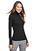 oodji Ultra Damen Rollkragenpullover Basic, Schwarz, DE 38 / EU/M