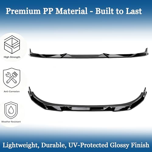 STSEV01 Front Bumper Lip Splitter Spoiler for KIA K4 2025 2026 Accessories - 4