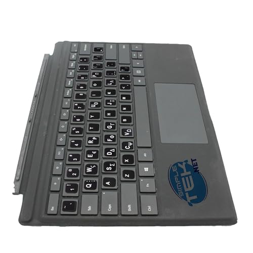 Teclado magnético para Surface Pro 6 con pegatinas de layout griego GR 3