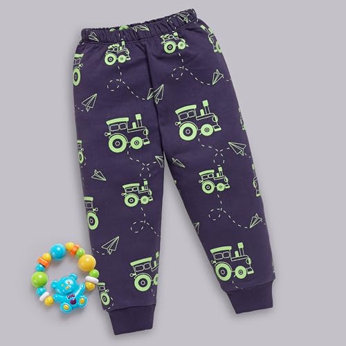 Image of LuvLap Baby Boys Full Sleeve Boys Hooded Sweatshirt & Pyjama Set