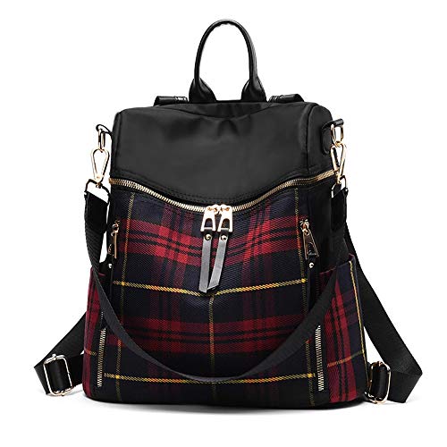 zhongningyifeng Sac à dos pour femme nylon imperméable léger à la mode Casual Travel Ladies Sac...