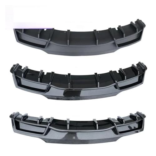 Difusor parachoques trasero Tesla Model 3 Highland y alerón protector de carbono 4