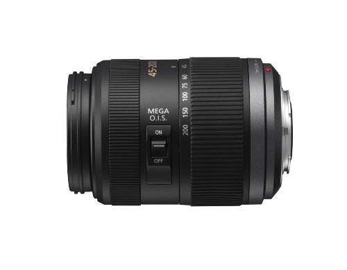 Image of PANASONIC LUMIX G Vario Lens, 45-200mm, F4.0-5.6 ASPH., Mirrorless Micro Four Thirds, MEGA Optical I.S., H-FS045200 (USA BLACK)