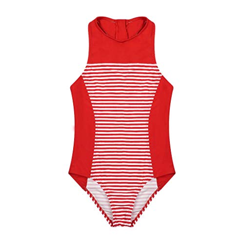 Maillot de bain enfant fille rouge La-V 116-122 anti-frottement
