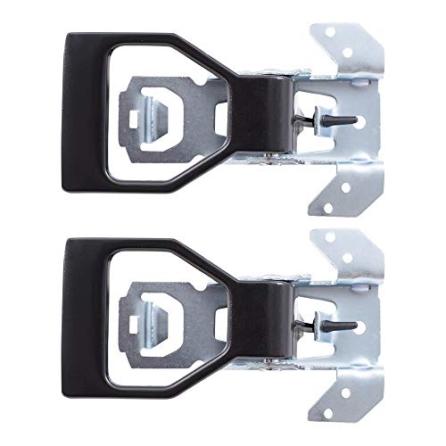 Autoandart Brock Replacement Pair Set Inside Interior Black Door Handles Compatible With Camaro Fiero Firebird Grand Am 20220728 20531544 #TOP1