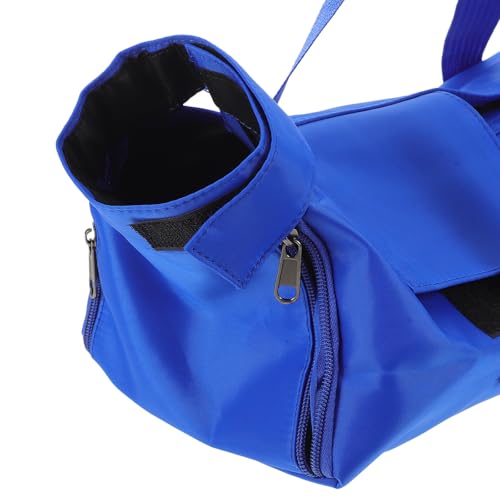 Bolsa de nylon azul para gatos IMIKEYA con diseño antiarañazos y estructura plegable 4