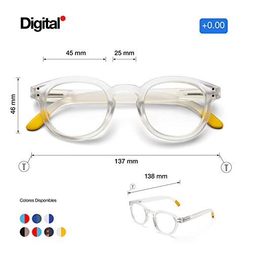 Image of B + D Blue Light Bloking Reader Glasses Digital Readers PC Unisex