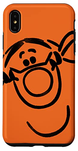 Coque iPhone XS Max Winnie l'Ourson Tigrou orange flashy dessin animé Disney