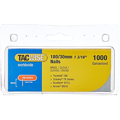 Tacwise 0362 18G Galvanised Brad Nails, 1000 Pack Cover