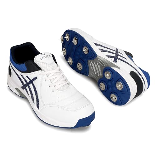 Image of PRO KVH Plus Men's Cricket Spike Shoes Performance,and Customizable Spikes for Fast Bowlers