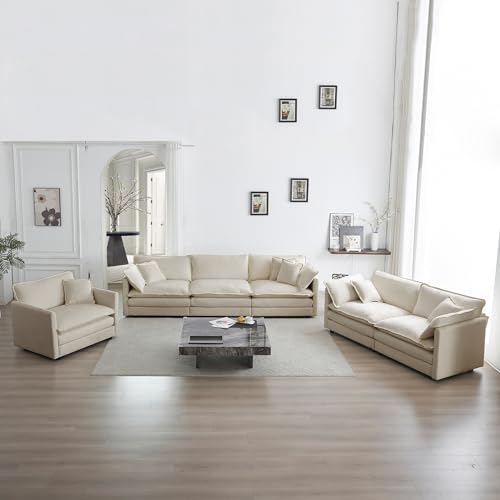 Sillón Plegable Terciopelo Beige miniatura 6