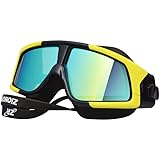 ZIONOR schwimmbrille mit sehstärke, G3 Auslaufsicher & Anti-Beschlag Profi Korrekturglas Schwimmbrillen mit Sehstärke/Dioptrien für Herren Damen Erwachsene-700