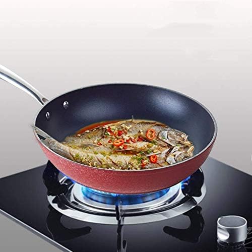 Kitchen Aluminum Frying Pan Cooking Multifunctional Steak Pan Non-Stick Pan with Lid