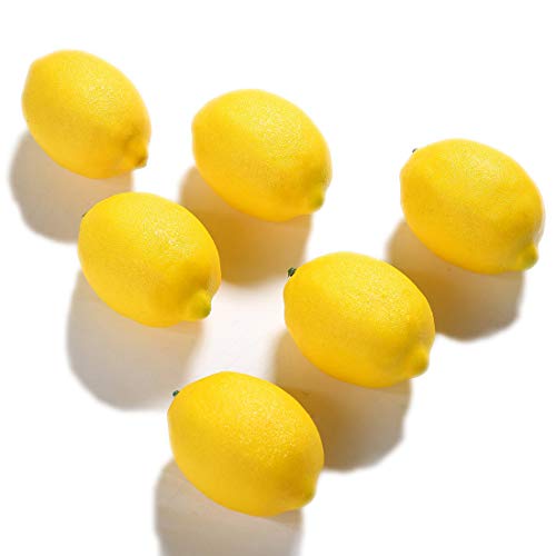 JUSTOYOU - Limoni Finti, Decorazione per casa, Feste e Festival, Lemon, 6