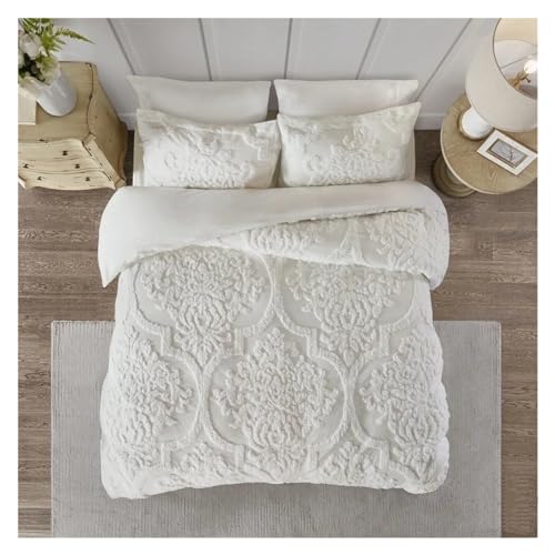 Couette de coton de chenille anti-transpiration pour grand lit king - 5