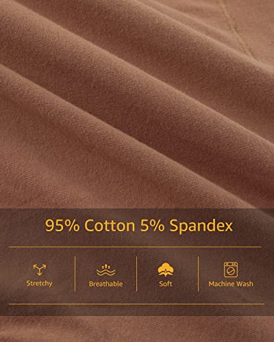 Innersy Women's Retro Cotton Underwear Comfy High-Waisted Briefs 5-Pack(Deep Forest,X-Large) #TOP5